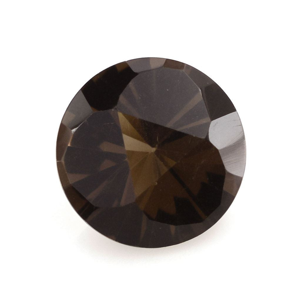 SMOKY QUARTZ CLUBS TOP ROUND (DES#93) 12MM 5.33 Cts.
