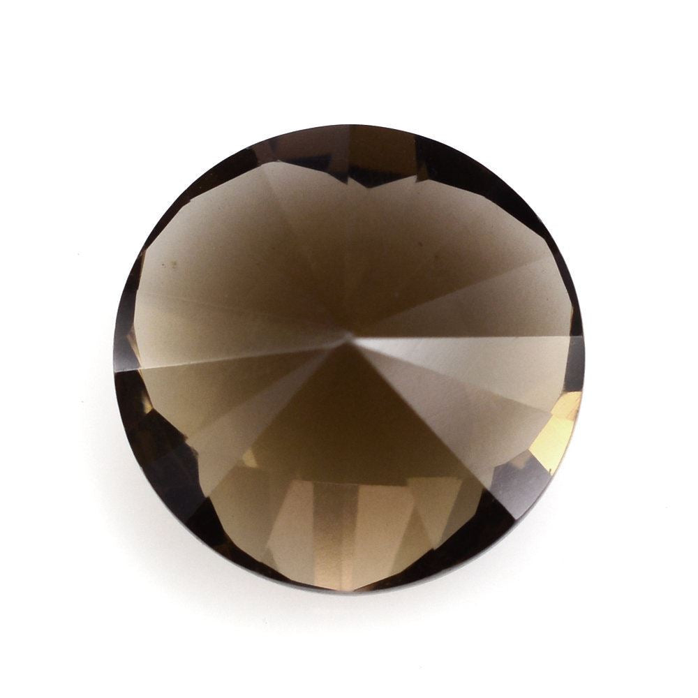 SMOKY QUARTZ CLUBS TOP ROUND (DES#93) 12MM 5.33 Cts.