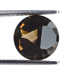 SMOKY QUARTZ CLUBS TOP ROUND (DES#93) 12MM 5.33 Cts.