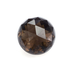 SMOKY QUARTZ HIGH DOME ROSE CUT ROUND (DES#17) 7MM 1.74 Cts.