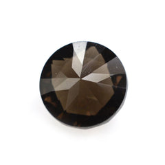 SMOKY QUARTZ HIGH DOME ROSE CUT ROUND (DES#17) 7MM 1.74 Cts.
