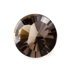 SMOKY QUARTZ CLUBS TOP ROUND (DES#93) 10MM 2.83 Cts.