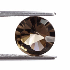 SMOKY QUARTZ CLUBS TOP ROUND (DES#93) 10MM 2.83 Cts.