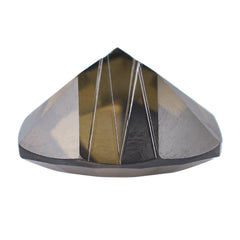 SMOKY QUARTZ CONCAVE LIGHTENING CUT TRILLION 20MM 20.20 Cts.
