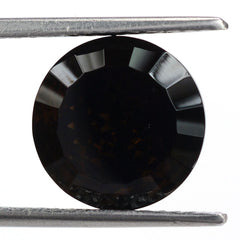 SMOKY QUARTZ NIRVANA CUT ROUND (DES#81) 12MM 5.90 Cts.