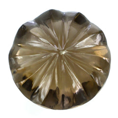SMOKY QUARTZ UMBRELLA ROUND (DES#127) 12MM 7.70 Cts.
