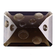 SMOKY QUARTZ SUPPER BUBBLE OCTAGON (DES#116) 14X10MM 6.18 Cts.