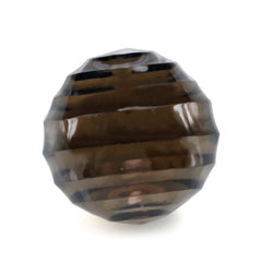SMOKY QUARTZ CONCAVE BALL (HALF DRILL) (DES#135) 12MM 11.90 Cts.