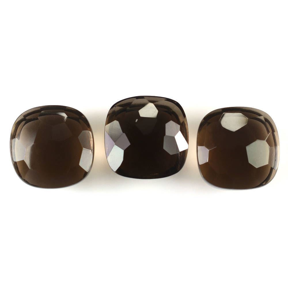 SMOKY QUARTZ CUSHION BOTTLE CORK 10.50MM 7.56 Cts.
