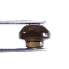 SMOKY QUARTZ PLAIN CUSHION BOTTLE CORK 10MM 5.28 Cts.