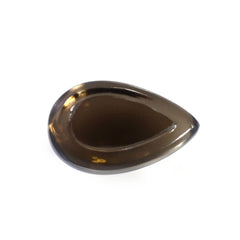 SMOKY QUARTZ PLAIN PEAR BOTTLE CORK 8.50X5.50MM 1.91 Cts.