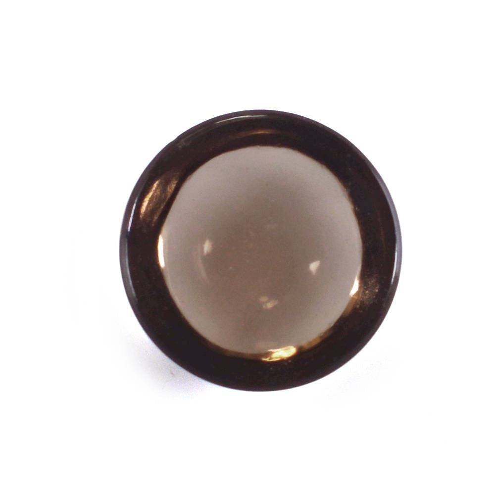 SMOKY QUARTZ PLAIN ROUND CAB 8MM 1.70 Cts.