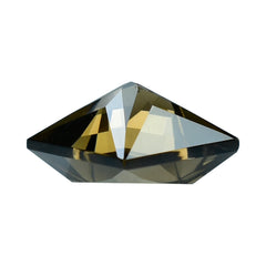 SMOKY QUARTZ STEP TOP PRINCESS CUT BACK SQUARE (DES#91) MEDIUM) 10MM 4.70 Cts.