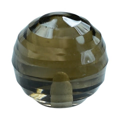 SMOKY QUARTZ CONCAVE BALL (DES#137) (HALF DRILL) (MEDIUM) 8MM 3.73 Cts.