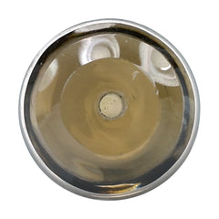 SMOKY QUARTZ CONCAVE BALL (DES#137) (HALF DRILL) (MEDIUM) 8MM 3.73 Cts.