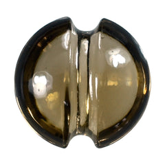 SMOKY QUARTZ LENTIL ROUND CARVED BELT (DES#25) (MEDIUM) 9MM 2.08 Cts.