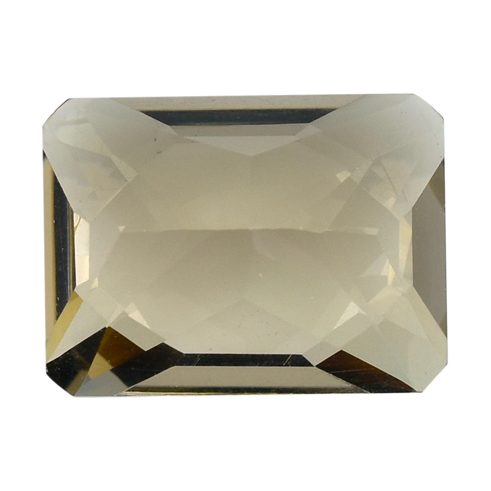 SMOKY QUARTZ RADIANT CUT OCTAGON (DES#1) (LITE) 16X12MM 10.38 Cts.