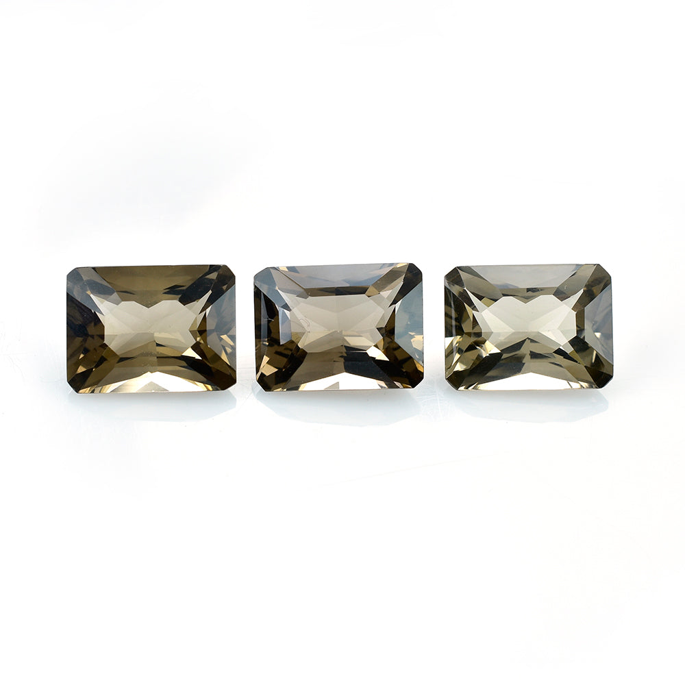 SMOKY QUARTZ RADIANT CUT OCTAGON (DES#1) (LITE) 16X12MM 10.38 Cts.