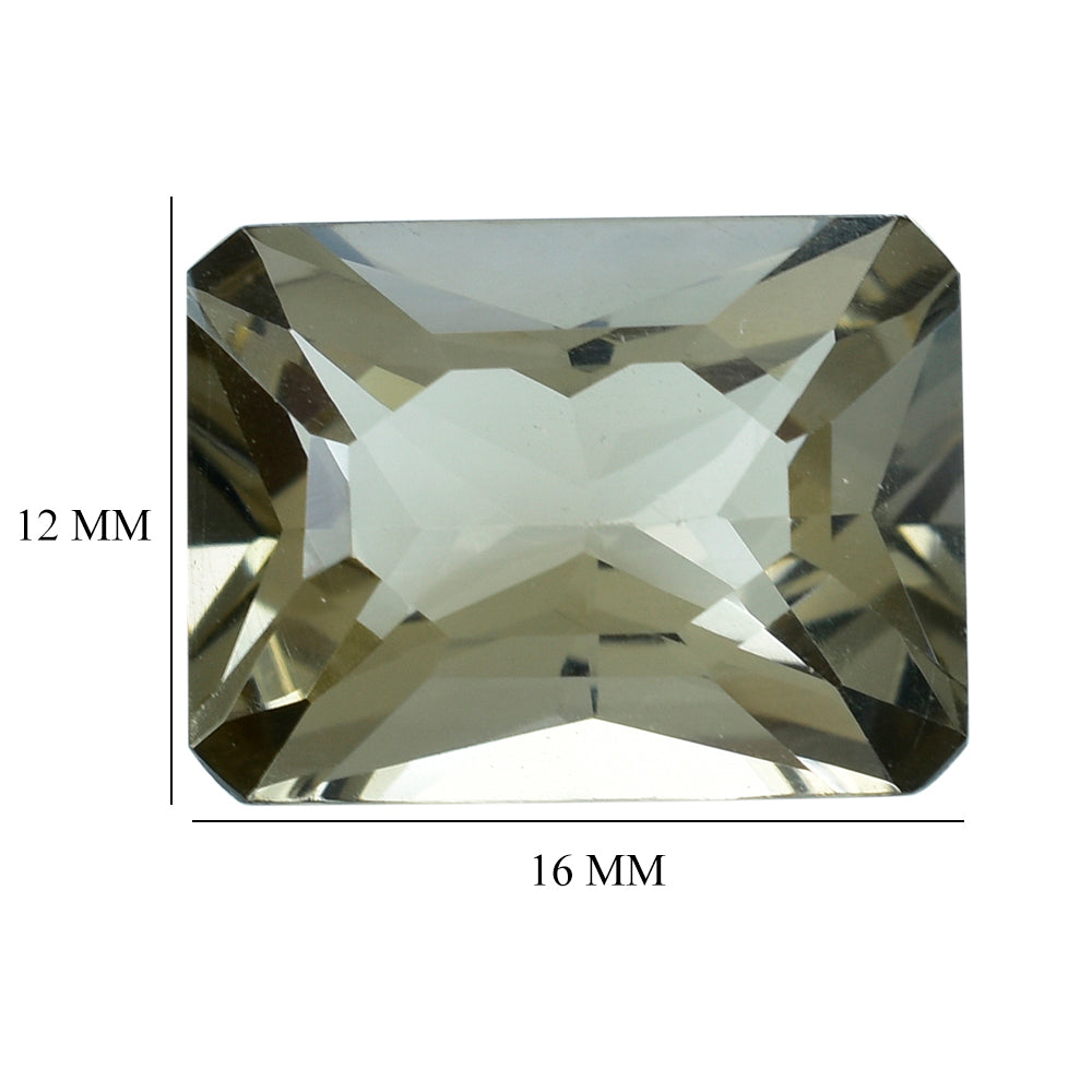SMOKY QUARTZ RADIANT CUT OCTAGON (DES#1) (LITE) 16X12MM 10.38 Cts.