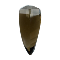 SMOKY QUARTZ LADY FINGER (DES#19) (HALF DRILL) (MEDIUM) 16X7MM 5.66 Cts.