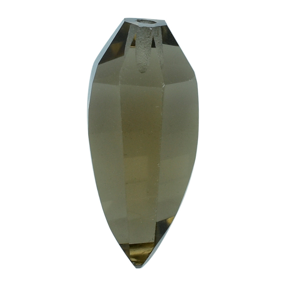SMOKY QUARTZ LADY FINGER (DES#19) (HALF DRILL) (LITE) 16X7.50MM 6.30 Cts.