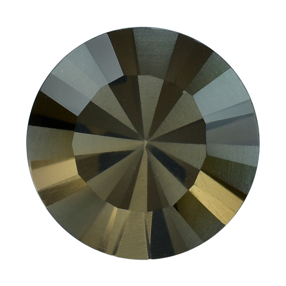 SMOKY QUARTZ DIAMOND CUT ONE FACETED POLISH AND ONE SIDE UNPOLISH (MEDIUM) 14MM 8.13 Cts.