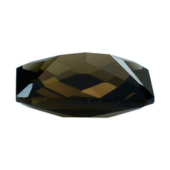 SMOKY QUARTZ SPECIAL CHECKER CUT OCTAGON (DES#57) (DARK) 16X13MM 10.69 Cts.