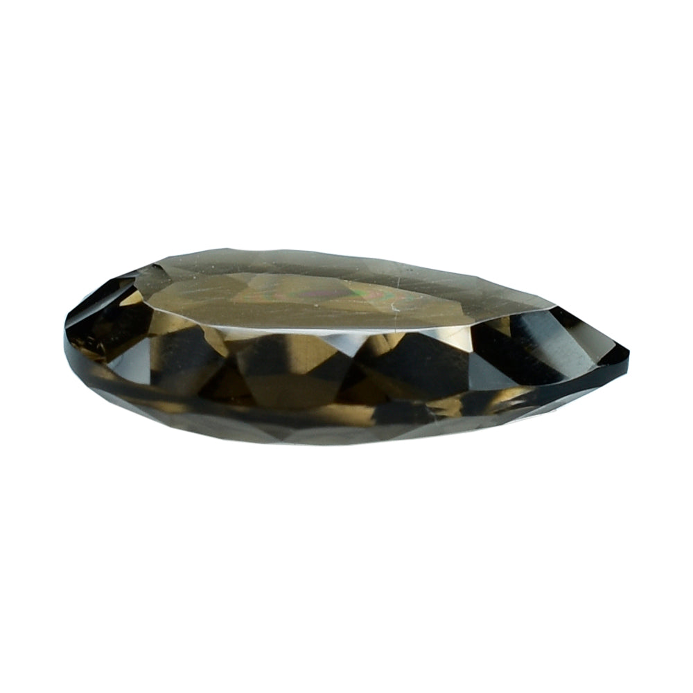 SMOKY QUARTZ CONCAVE PEAR (DES#145) (MEDIUM) 16X12MM 4.81 Cts.