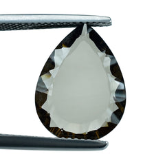 SMOKY QUARTZ CONCAVE PEAR (DES#145) (MEDIUM) 16X12MM 4.81 Cts.
