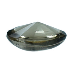 SMOKY QUARTZ BUFFTOP TWISTED CONCAVE OVAL (LITE) 6X4MM 0.48 Cts.