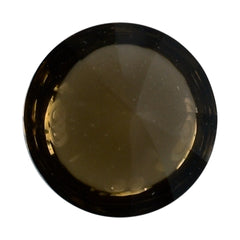 SMOKY QUARTZ BUFFTOP TWISTED CONCAVE BACK ROUND (DES#31) (LITE) 6MM 1.02 Cts.
