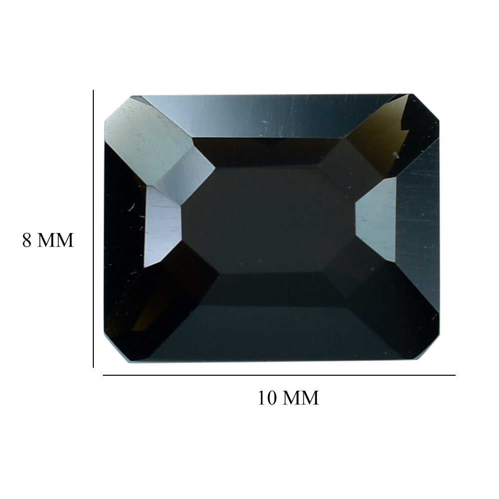 SMOKY QUARTZ OCTAGON RADIANT WITH TABLE OCTAGON (DARK) (DES#1) 10X8MM 2.90 Cts.