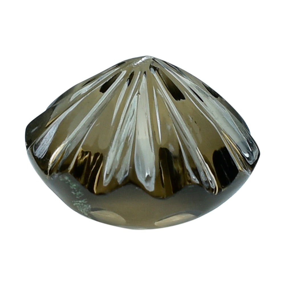 SMOKY QUARTZ UMBRELLA ROUND (DES#127) (MEDIUM) 14MM 10.33 Cts.