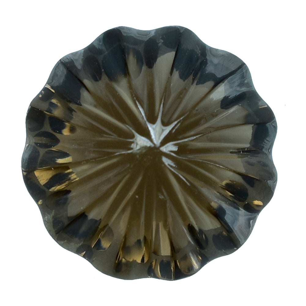 SMOKY QUARTZ UMBRELLA ROUND (DES#127) (MEDIUM) 14MM 10.33 Cts.
