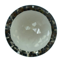 SMOKY QUARTZ NIRVANA CUT ROUND (DES#81) (LITE) 12MM 5.16 Cts.