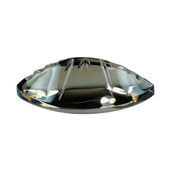 SMOKY QUARTZ BUFFTOP CROSS CONCAVE BACK MARQUISE (DES#102) (MEDIUM) 20X12MM 9.84 Cts.