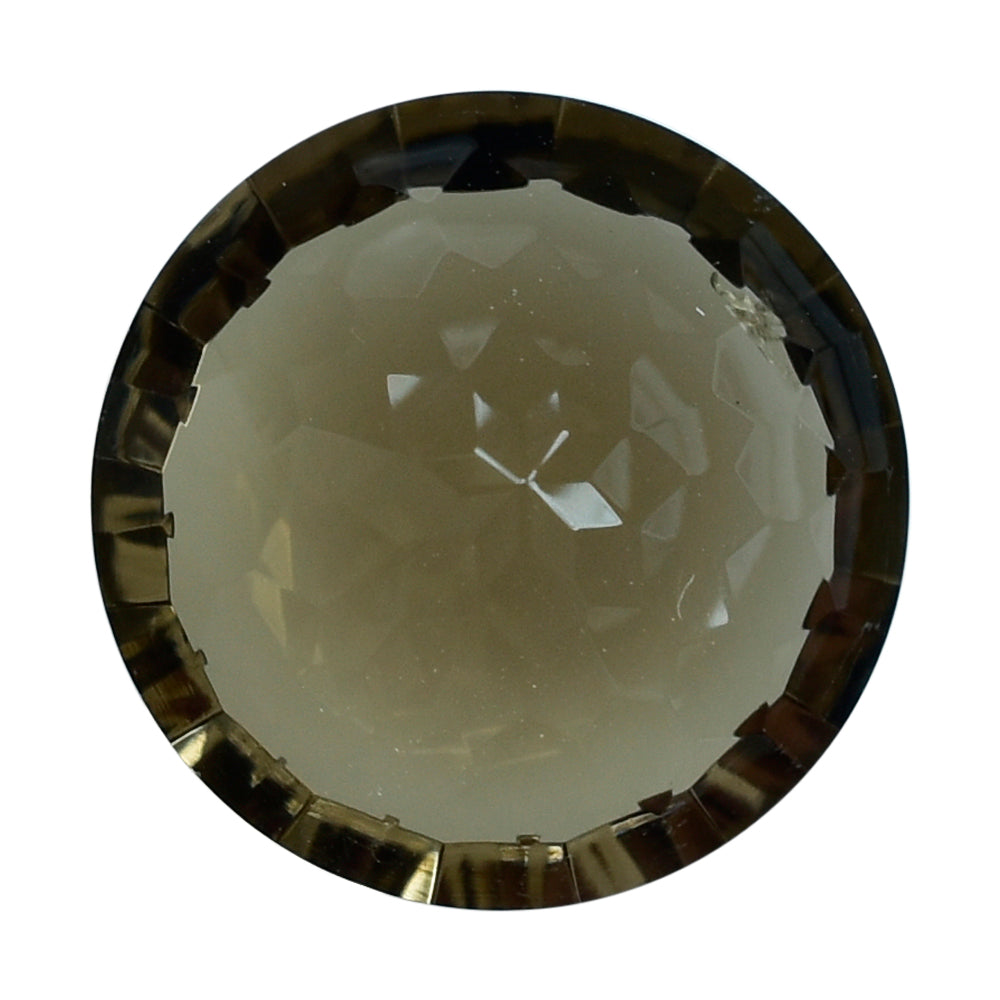 SMOKY QUARTZ NIRVANA CUT ROUND (DES#81) (MEDIUM) 12MM 5.48 Cts.