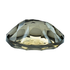 SMOKY QUARTZ CONCAVE SPLENDOR CUT OVAL (DES#74) (MEDIUM) 14X10MM 5.44 Cts.