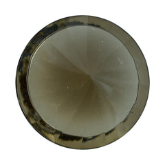SMOKY QUARTZ CHACKRA CUT ROUND (DES#82) (MEDIUM) 12MM 5.16 Cts.