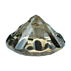 SMOKY QUARTZ CONCAVE SPLENDOR CUT ROUND (DES#75) (MEDIUM) 18MM 17.78 Cts.