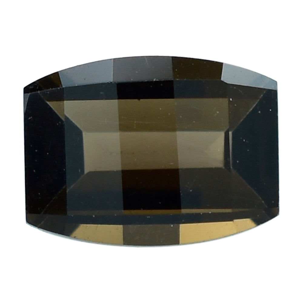 SMOKY QUARTZ BAR CUT BARREL (DES#128) (DARK) 8X6MM 1.39 Cts.