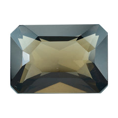 SMOKY QUARTZ RADIANT CUT OCTAGON (DES#1) (DARK) 14X10MM 6.15 Cts.