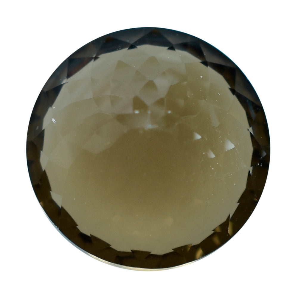 SMOKY QUARTZ NIRVANA CUT ROUND (DES#81) (MEDIUM) 14MM 8.24 Cts.