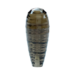 SMOKY QUARTZ CONCAVE DROPS (HALF DRILL) (DES#134) (MEDIUM) 20X8MM 9.52 Cts.