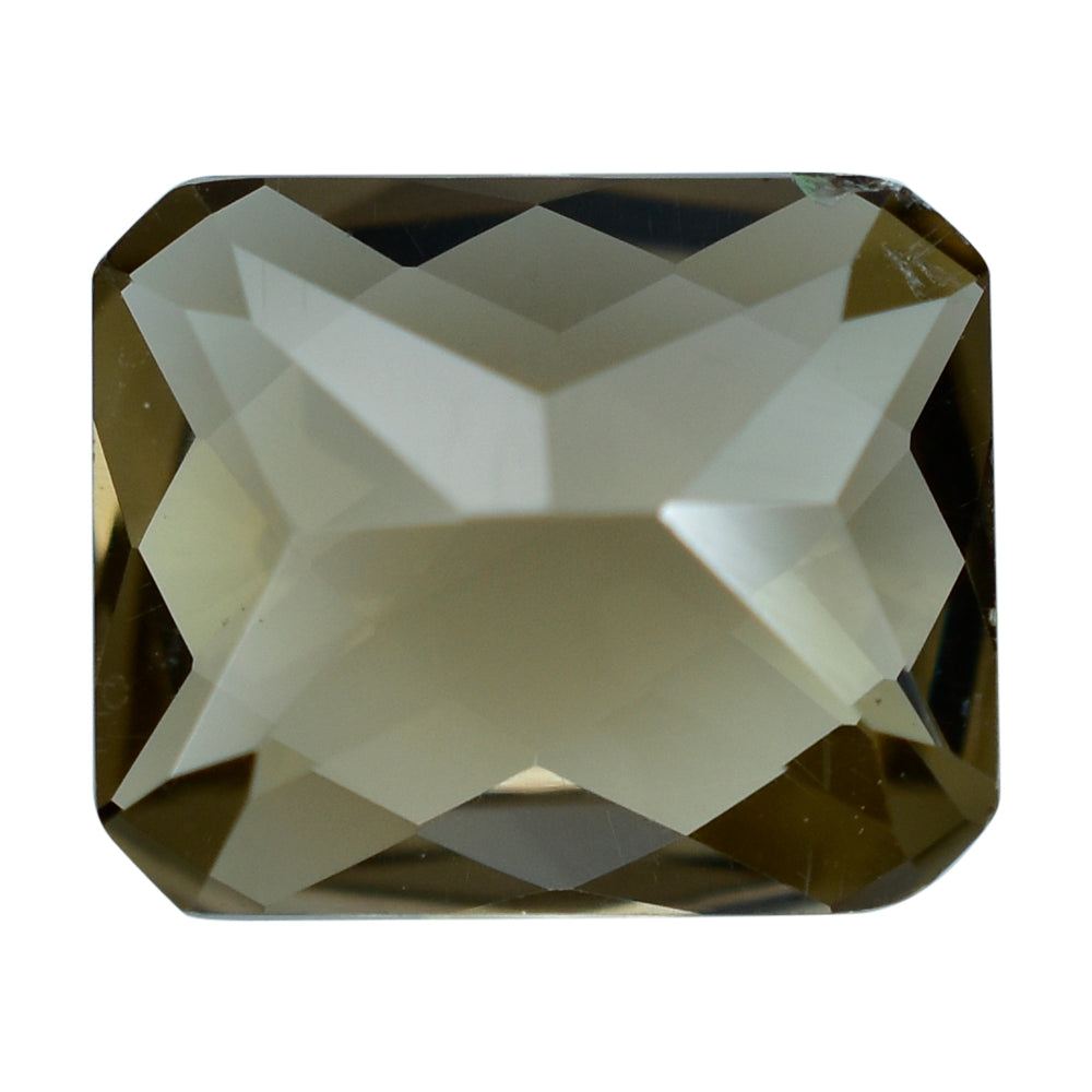 SMOKY QUARTZ SPECIAL CHECKER CUT OCTAGON (DES#56) (MEDIUM) 12X10MM 4.89 Cts.