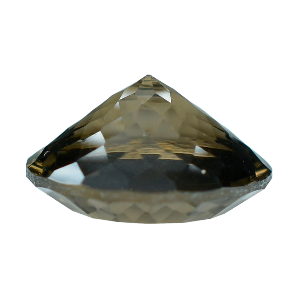 SMOKY QUARTZ NIRVANA CUT ROUND (DES#81) (MEDIUM) 12MM 4.78 Cts.