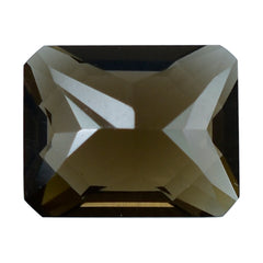 SMOKY QUARTZ OCTAGON RADIANT WITH TABLE OCTAGON (MEDIUM) (DES#1) 10X8MM 2.90 Cts.