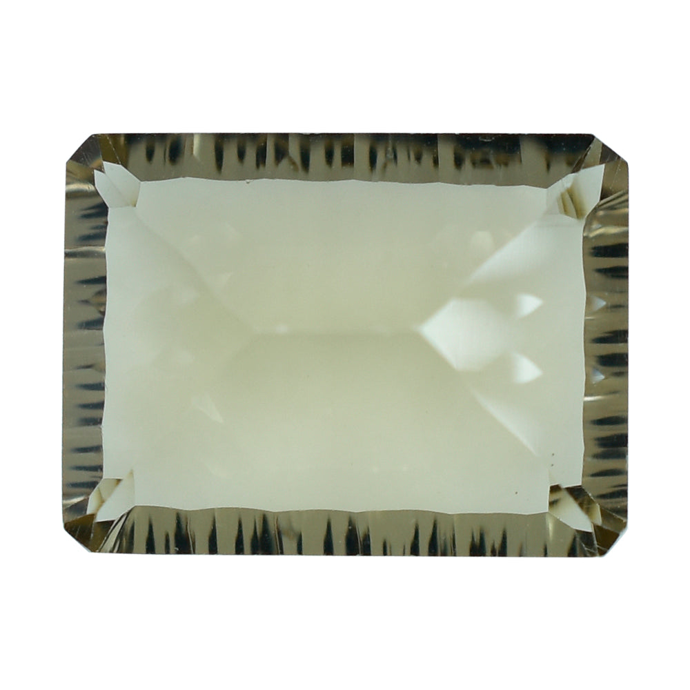 SMOKY QUARTZ CONCAVE SPLENDOR CUT OCTAGON (DES#41) (LITE) 16X12MM 9.50 Cts.