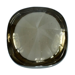 SMOKY QUARTZ BUFFTOP TWISTED CONCAVE CUSHION (DES#31) (MEDIUM) 6MM 1.20 Cts.