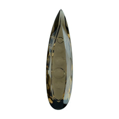 SMOKY QUARTZ SUPPER BUBBLE PEAR (DES#123) (MEDIUM) 30X8MM 8.89 Cts.